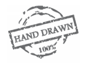 100% handdrawn